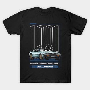 SciFi Delorean Car T-Shirt